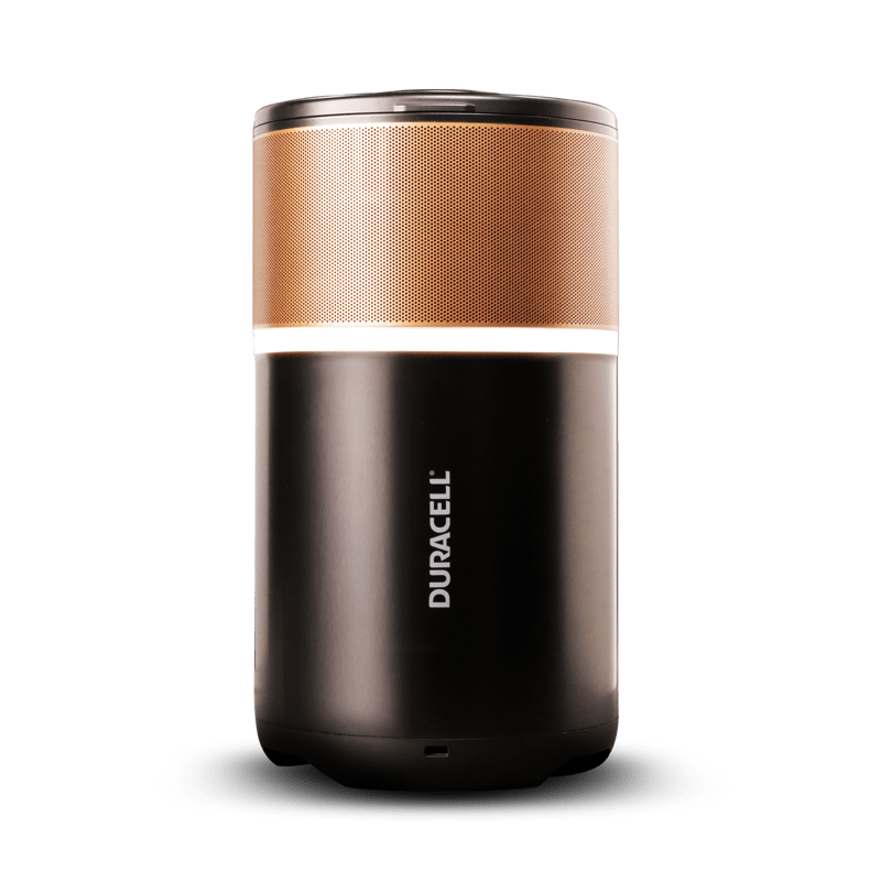 Image of the charging dock and the power station with the ring light on.