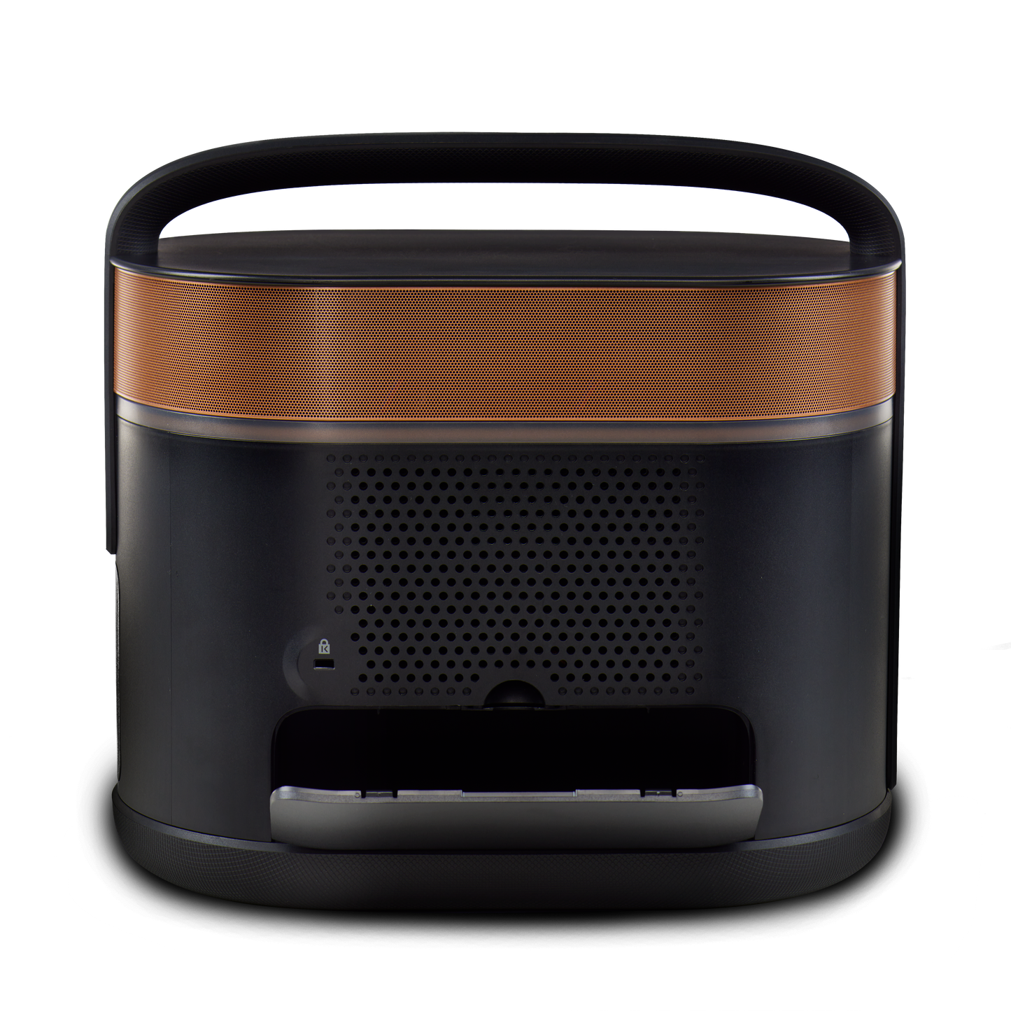 Duracell G800 portable power station image showing the integrated cord storage compartment in the back