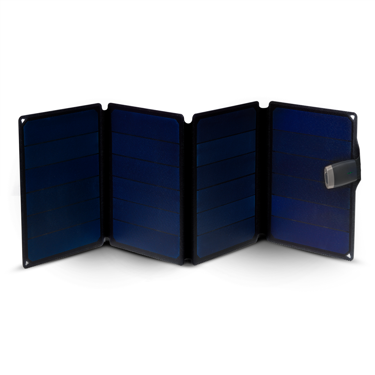 mini portable solar panel to be used with Duracell charging hubs with flexible uses